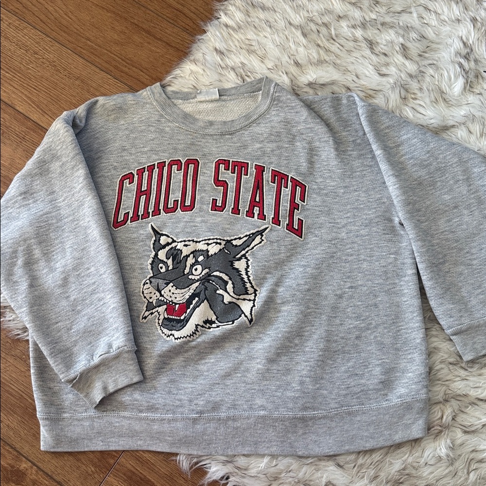 Chico State vintage 80s/90s crewneck bassett walker sturdy sweats sweater XL